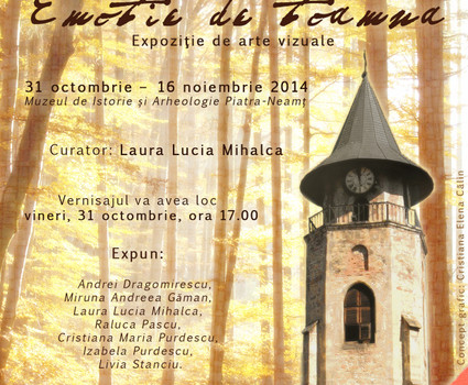 Art Out vă invită la vernisajul expoziției de arte vizuale „Emoție de toamnă”